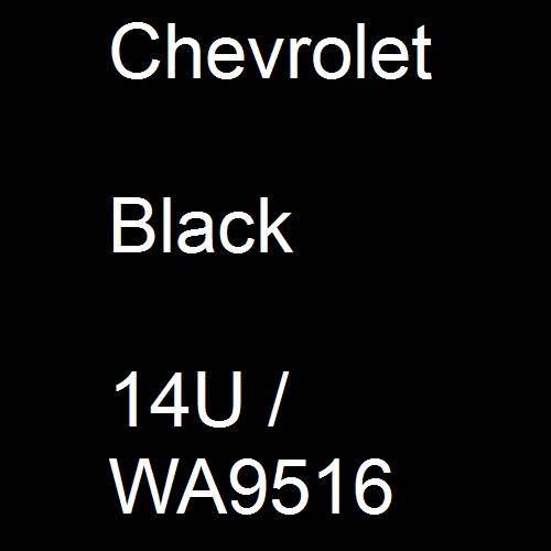 Chevrolet, Black, 14U / WA9516.